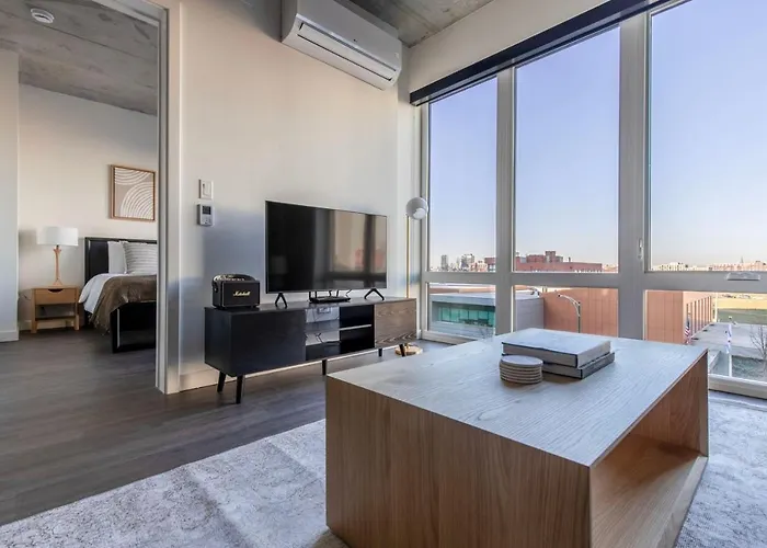 Apartment River North 1br W Sky Terrace Yoga Chi-1029 *