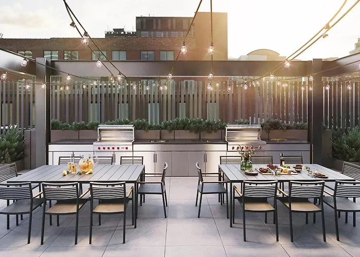 River North 1br W Sky Terrace Yoga Chi-1029 Chicago